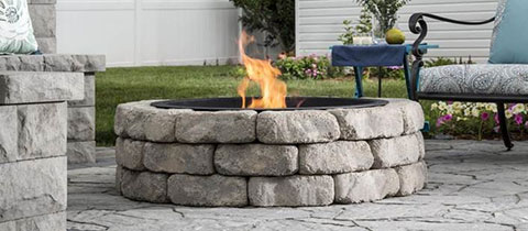 Flagstone Fire Pit Kit